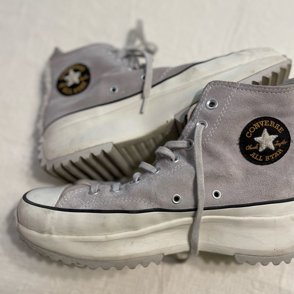 Converse Suede Chuck Taylor Platform High Top Unisex Athletic Shoes